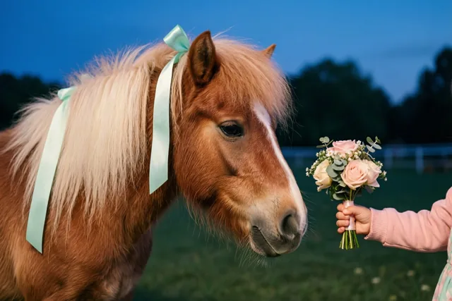 Een pony als bedankje