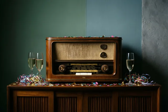 Nieuwjaar op de retrozender