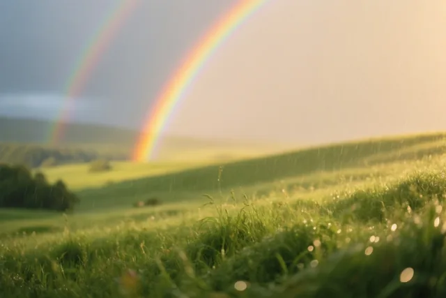 Een regenboog vol hoop