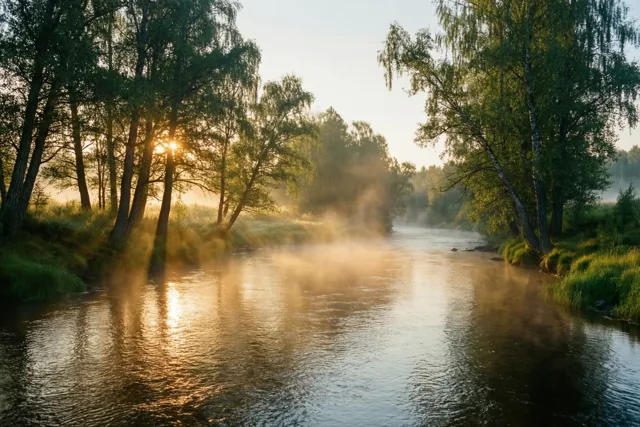 De rivier ontwaakt