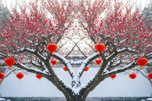 Rode bloesems, nieuwe dromen