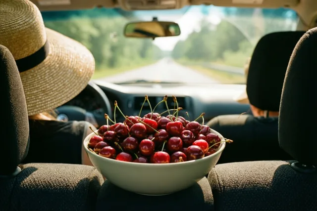 Onderweg met een kom zomer