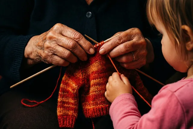 Een helpend handje voor oma