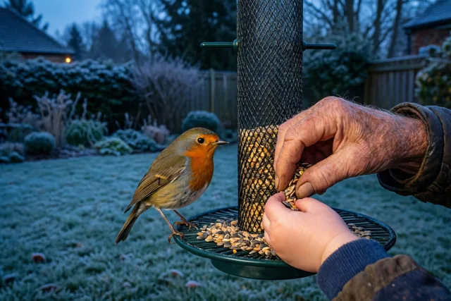 Samen zorgen voor het roodborstje