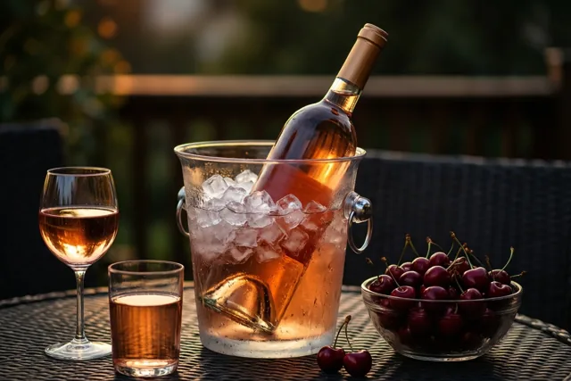Onze liefde in een roséglas
