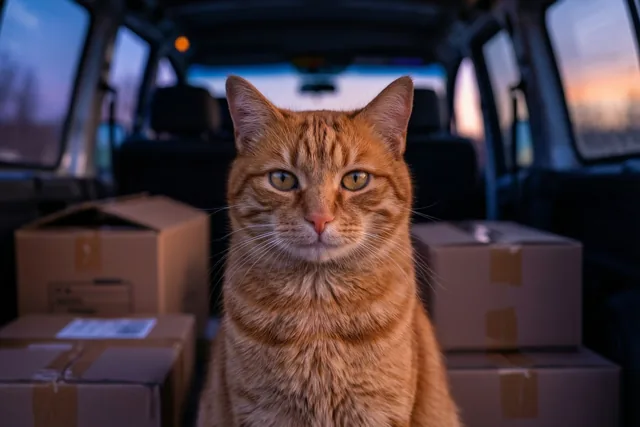 Met de poes naar huis