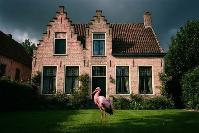 Babynieuws op het groene gazon