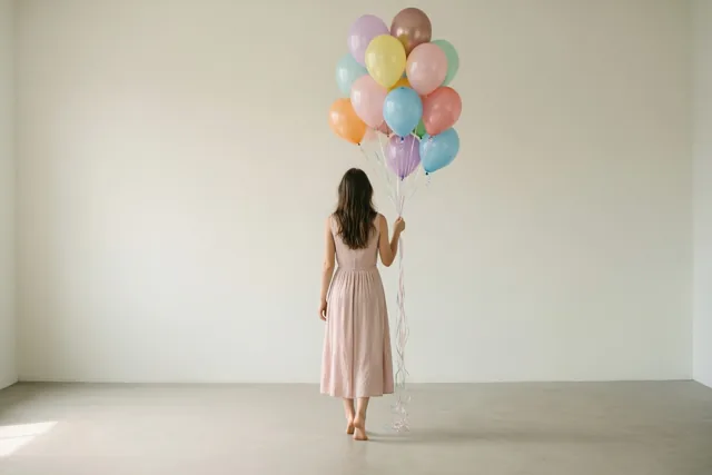 Verjaardag met een overdosis ballonnen