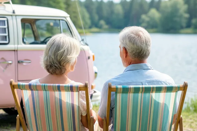 Samen uitblazen bij de oldtimer