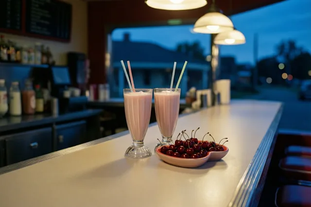 Roze milkshakes voor mijn lief