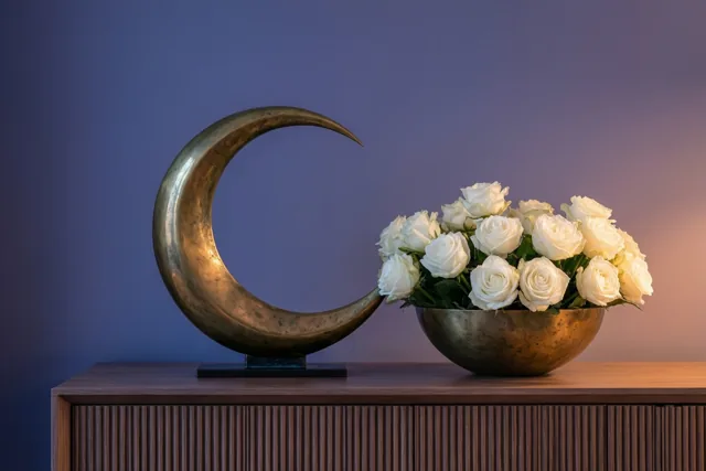 Witte rozen voor Suikerfeest