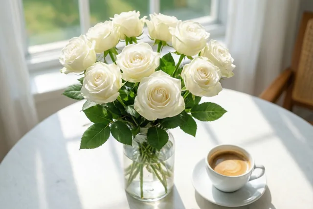 Een frisse bloemengroet