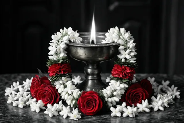 Rozenlicht voor een warm Diwali