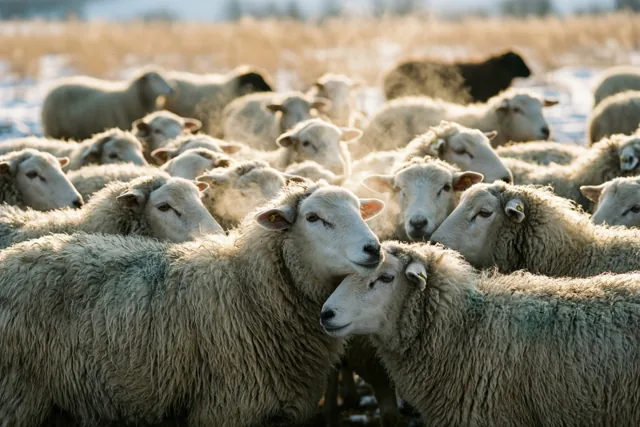 Wollige warmte op een winterdag