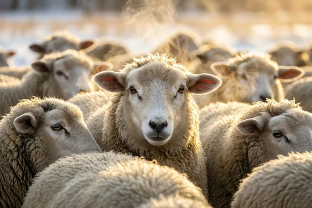 Een wollige wintergroet