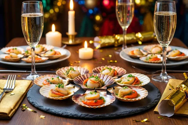 Aan tafel met goede wensen