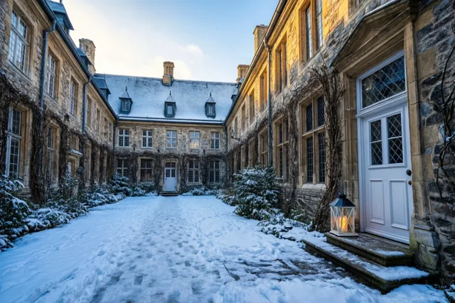 Een koningsster in het avondlicht