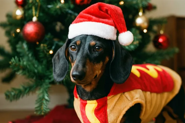 Teckel op het kerstmenu
