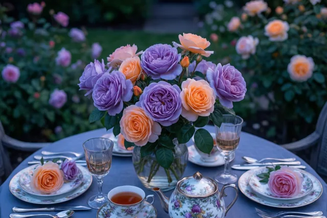 Thee tussen de rozen