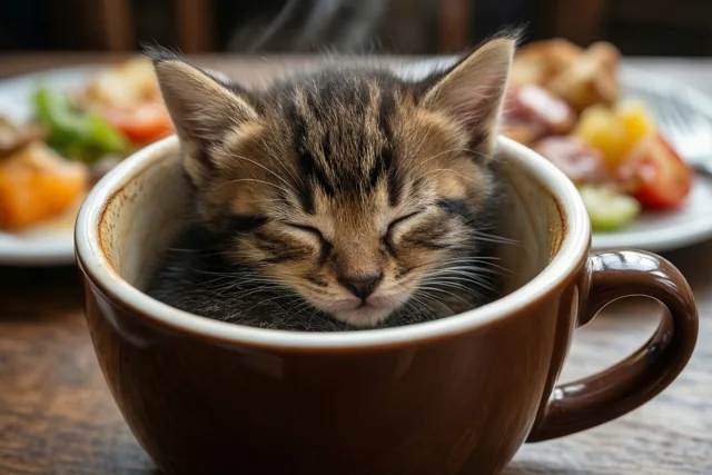 Goedemorgen, de mok is bezet
