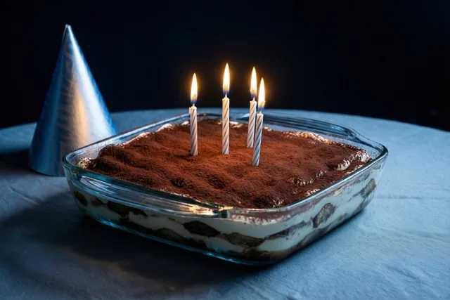 Tiramisu voor de jarige