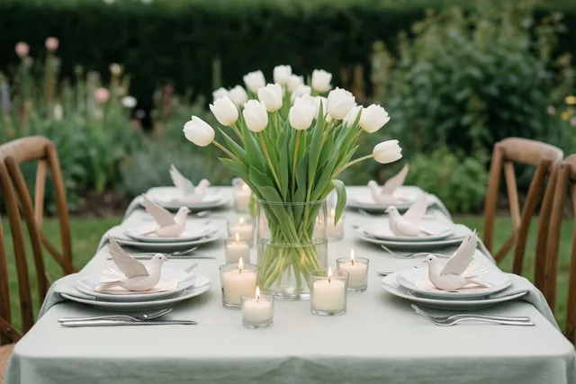 De tuin viert mee