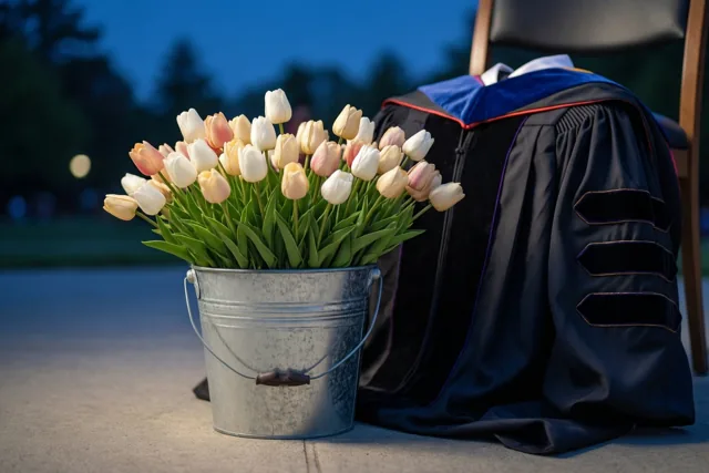 Tulpen na het afstuderen