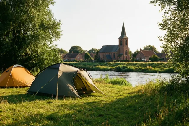 Zomer onder de kerktoren