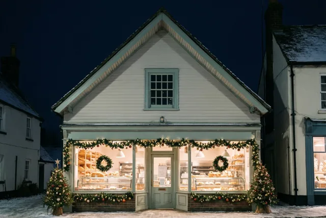Kerst bij de dorpsbakker