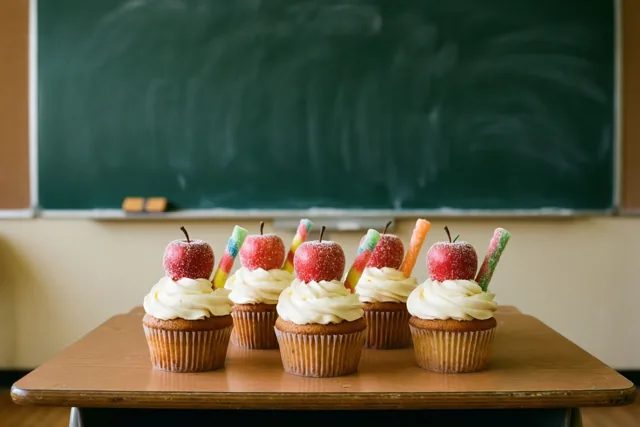 Cupcakes voor de hele lesploeg