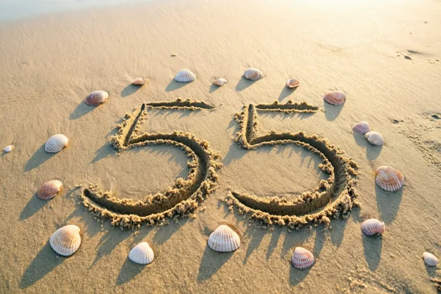 55 in het gouden zand