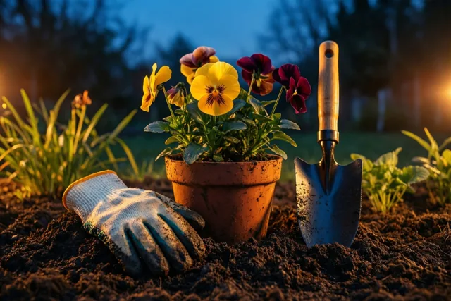 Nog even in de tuin