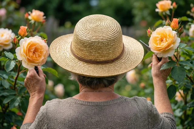 Gele rozen voor vrije dagen