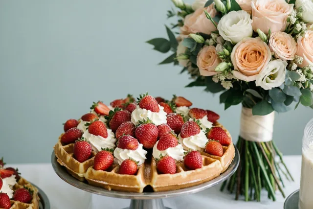 Liefde met aardbeien en slagroom