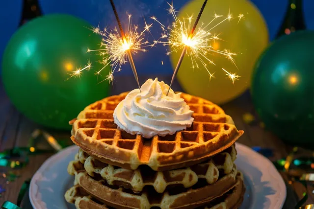 Wafels voor een feestelijke jaarstart
