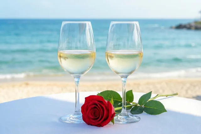 Een glas op onze liefde