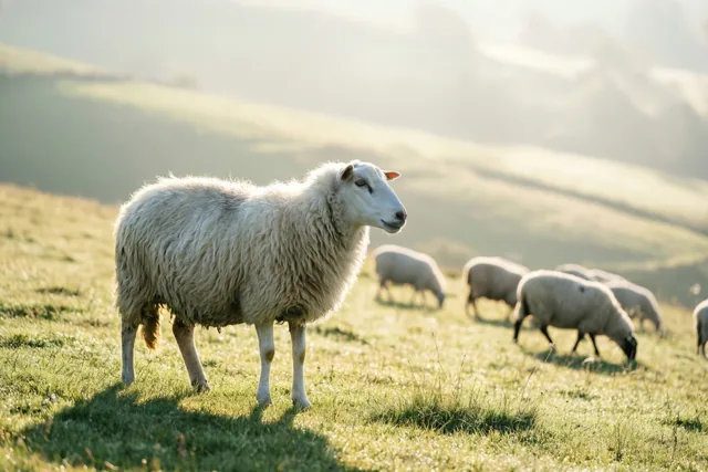 Een wollige ochtendgroet
