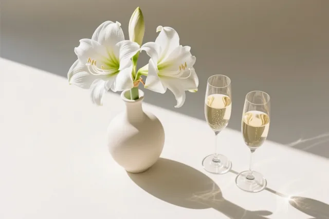 Bloemen bij het klinken