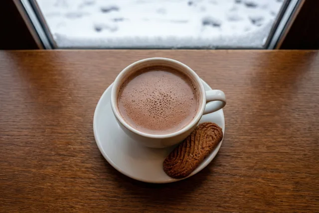 Warme chocolademelk voor jou