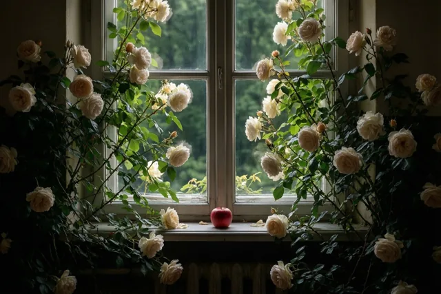 Witte rozen als waardering