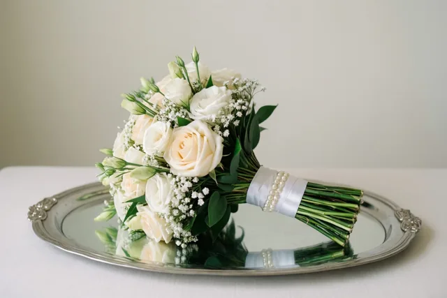Witte rozen voor jullie liefde