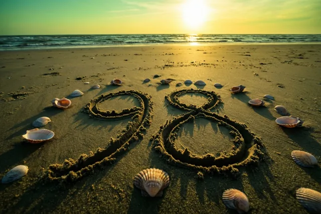 Een rustige zeegroet voor 98