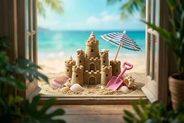 Een klein kasteel voor de zomer