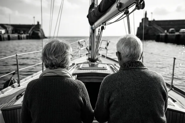 Met pensioen de zee op