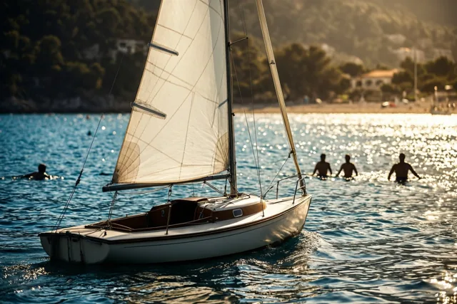 Vakantierust onder witte zeilen