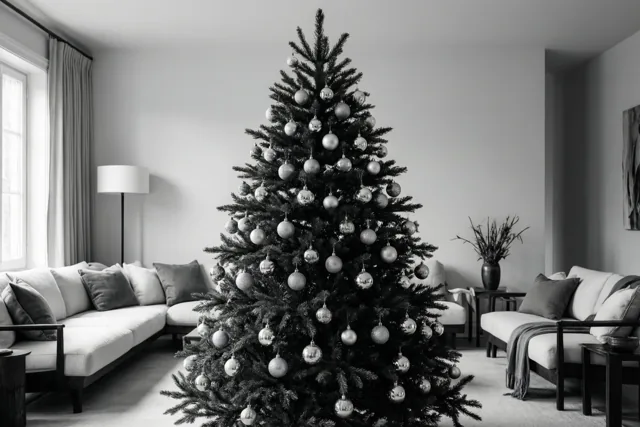 Een moderne kerst in rust