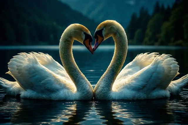 Een hart op het water