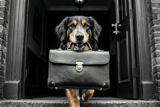 Deze hond pakt de job